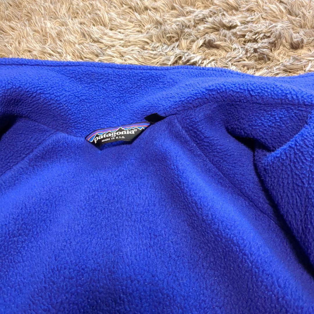 美品 80s USA製 Patagonia シェルドシンチラ ブラック Lサイズ