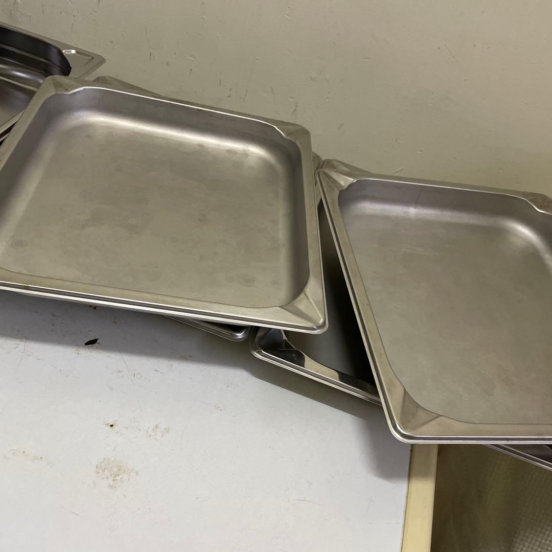コンベクションオーブン用ホテルパン各種16個+蓋13枚