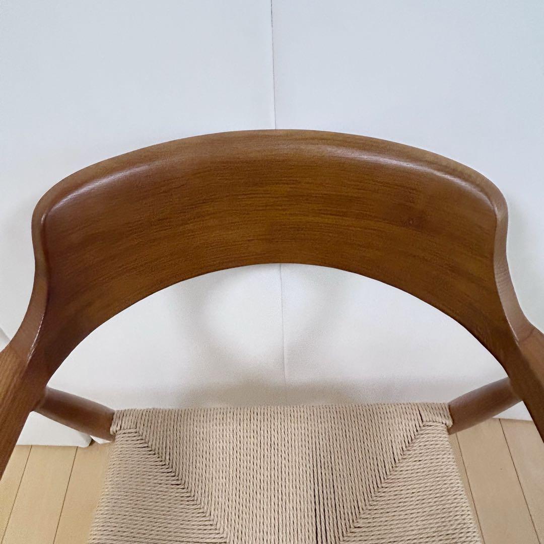 ペーパーコード　アームチェア　アッシュ　タンスのゲン ブラウン　天然木　無垢材③