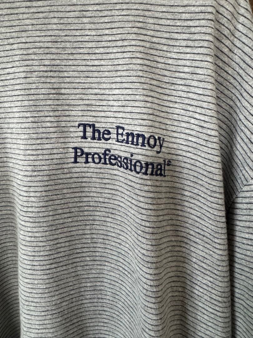 Ennoy エンノイ L/S BORDER T-SHIRTS