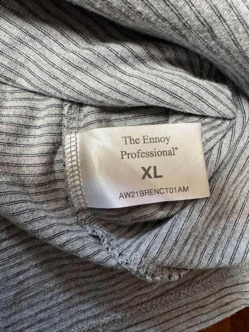 Ennoy エンノイ L/S BORDER T-SHIRTS