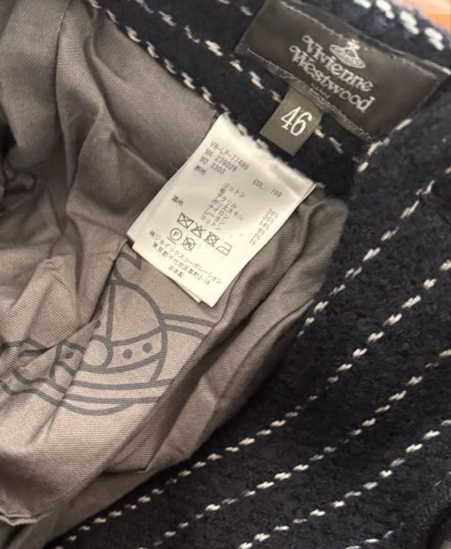 ※お取引中です正規品新品未使用タグ付✴︎Vivienneクラシックツイードパンツ