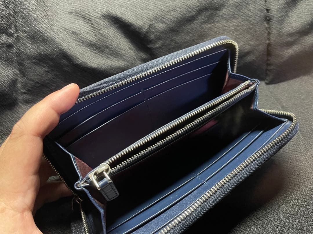 BVLGARI ブルガリ リザード革　長財布 ラウンドファスナー 付属品完備