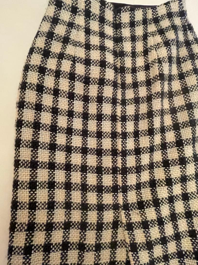 みずひろ　2点チェックツイードスカート、プリーツスカート