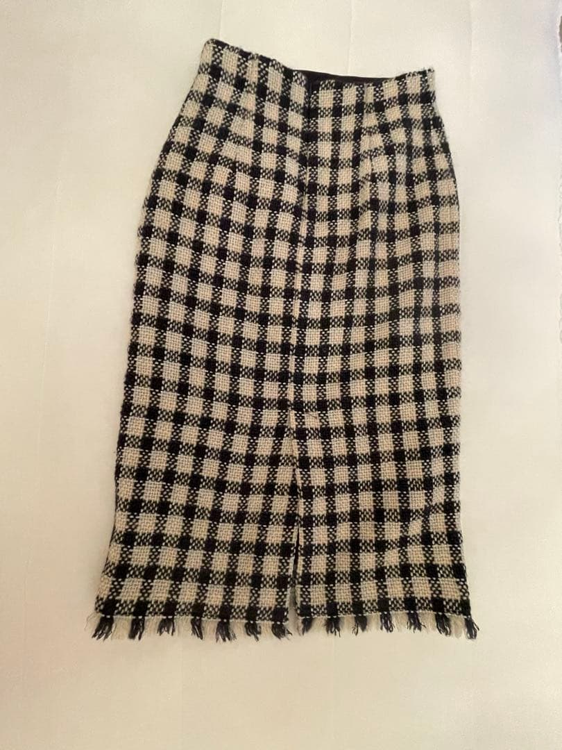 みずひろ　2点チェックツイードスカート、プリーツスカート