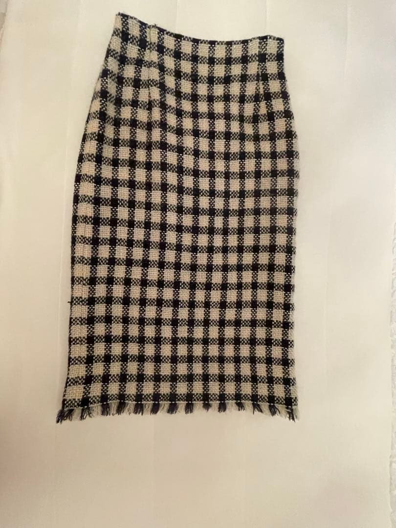 みずひろ　2点チェックツイードスカート、プリーツスカート