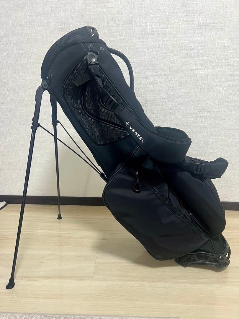 Vessel ブラック スタンドバッグ