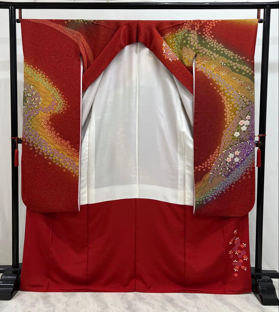 振り袖　フルセット　成人式　金彩加工　金通し　ガード加工　長襦袢付　朧　688