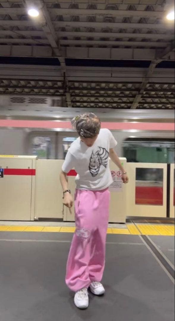 protect ピンク スウェットパンツ