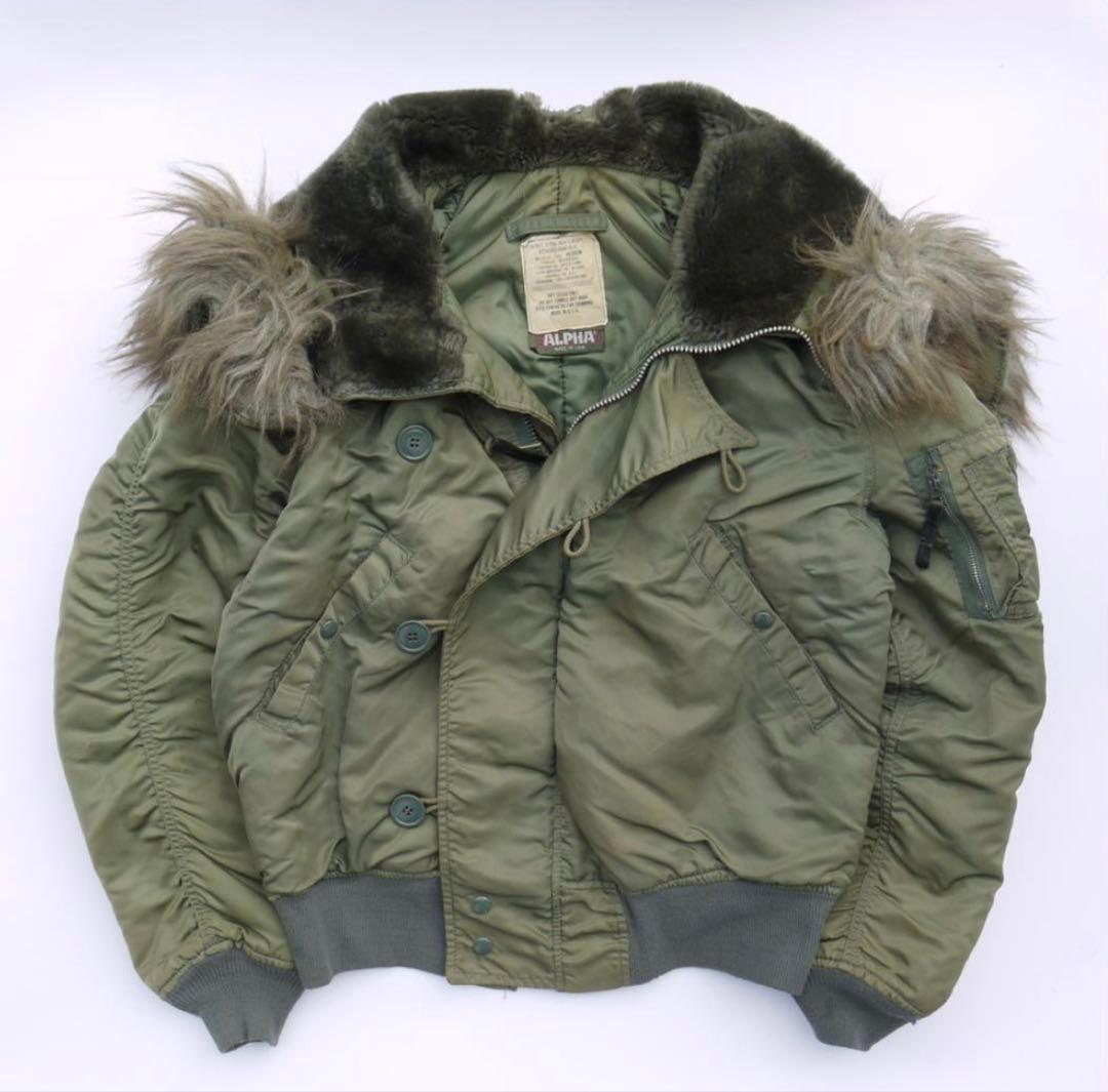 よいしょさん専用80s　ALPHA　N-2B　USA製　Mサイズ　アルファ