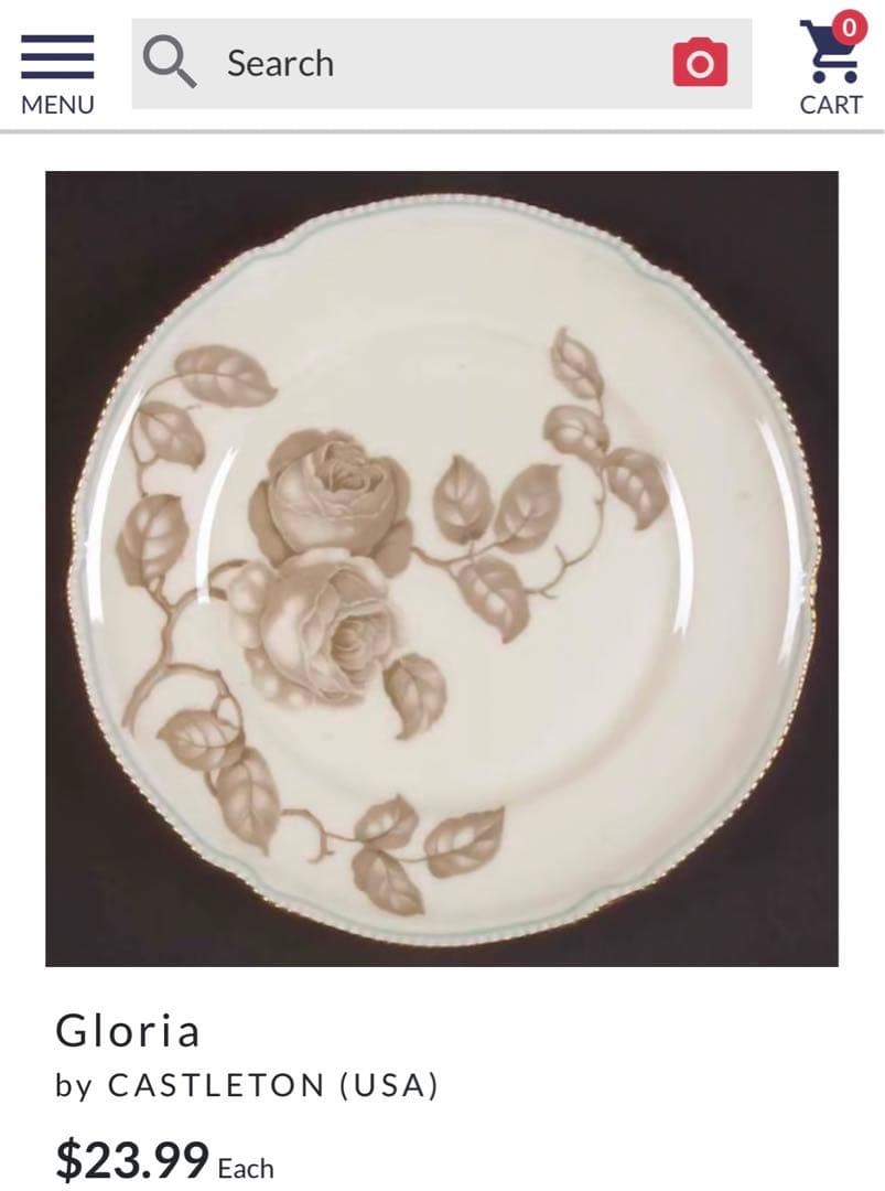 CASTLETON GLORIA ビンテージ バラ柄 陶磁器 食器セット 20点