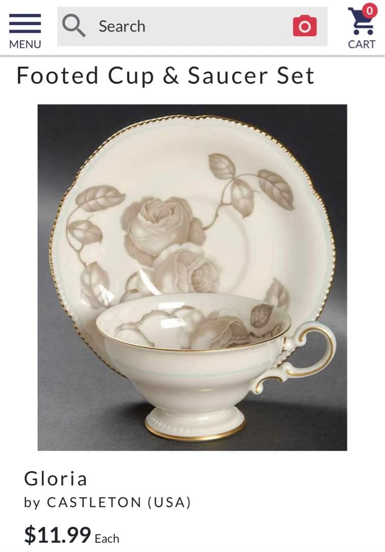 CASTLETON GLORIA ビンテージ バラ柄 陶磁器 食器セット 20点