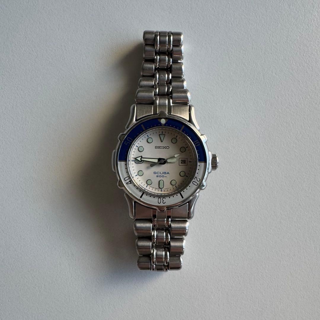 SEIKO SCUBA 200m 3E25-0A60 美品