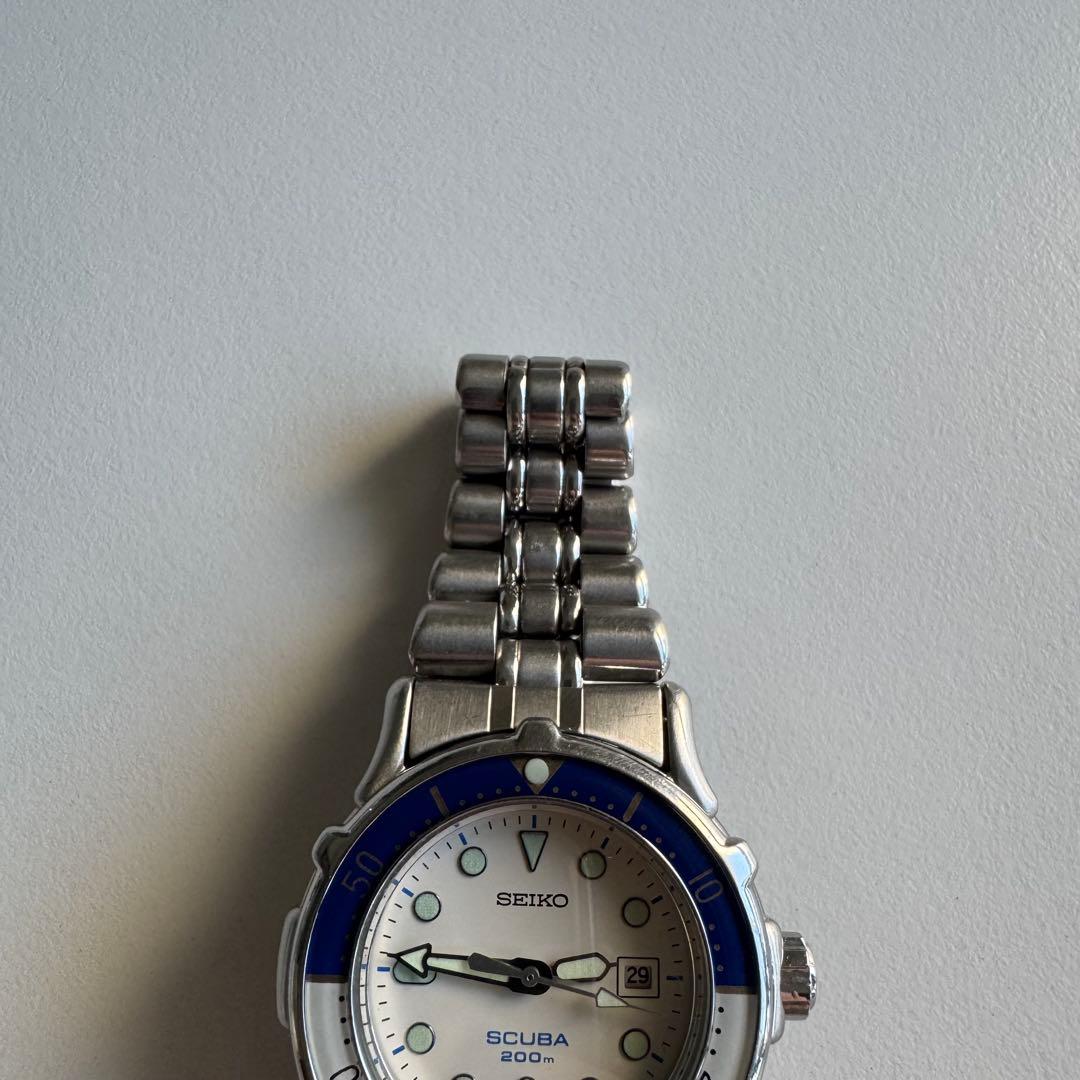 SEIKO SCUBA 200m 3E25-0A60 美品