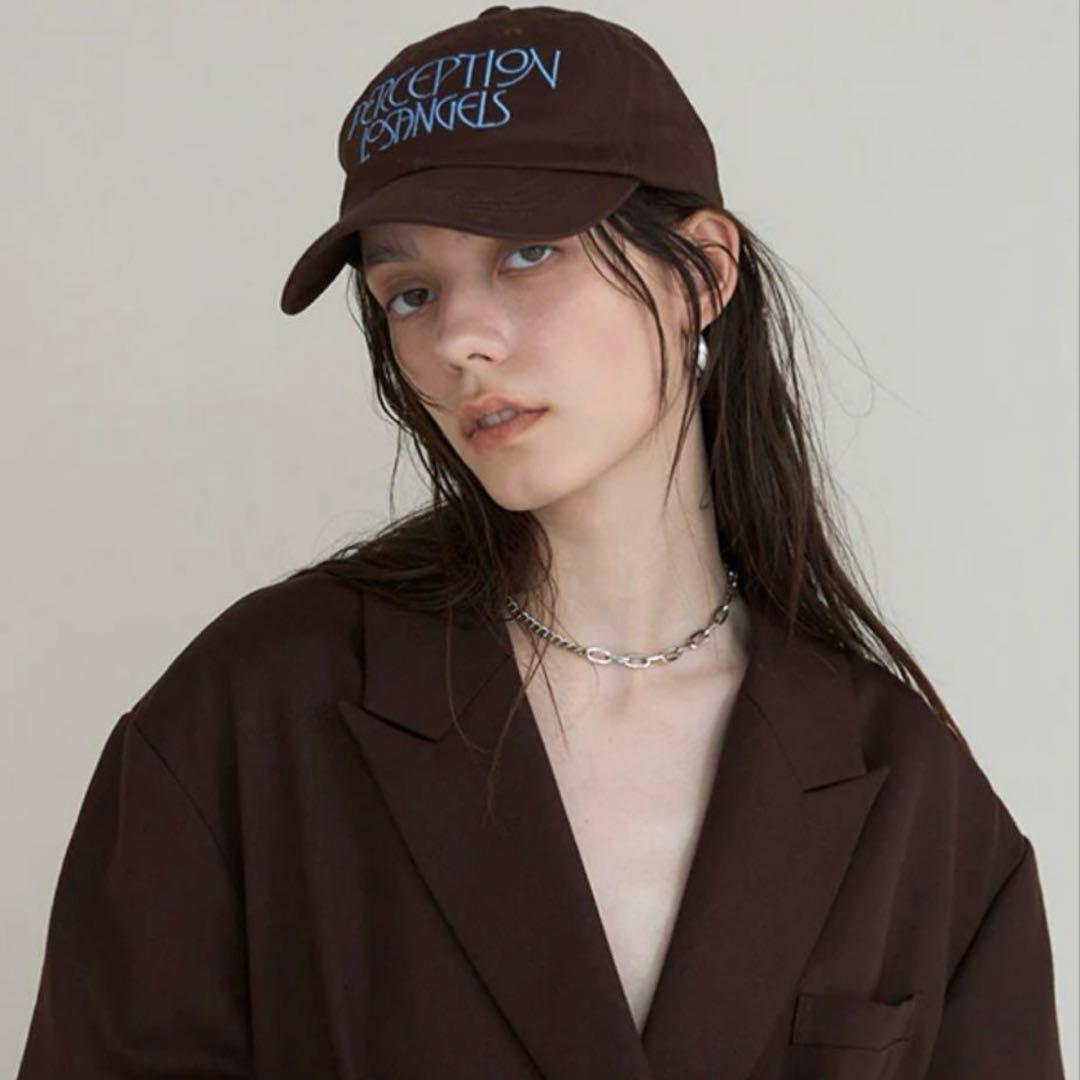 CREDONA クレドナ 【THE C】MESSAGE CAP ブラウン