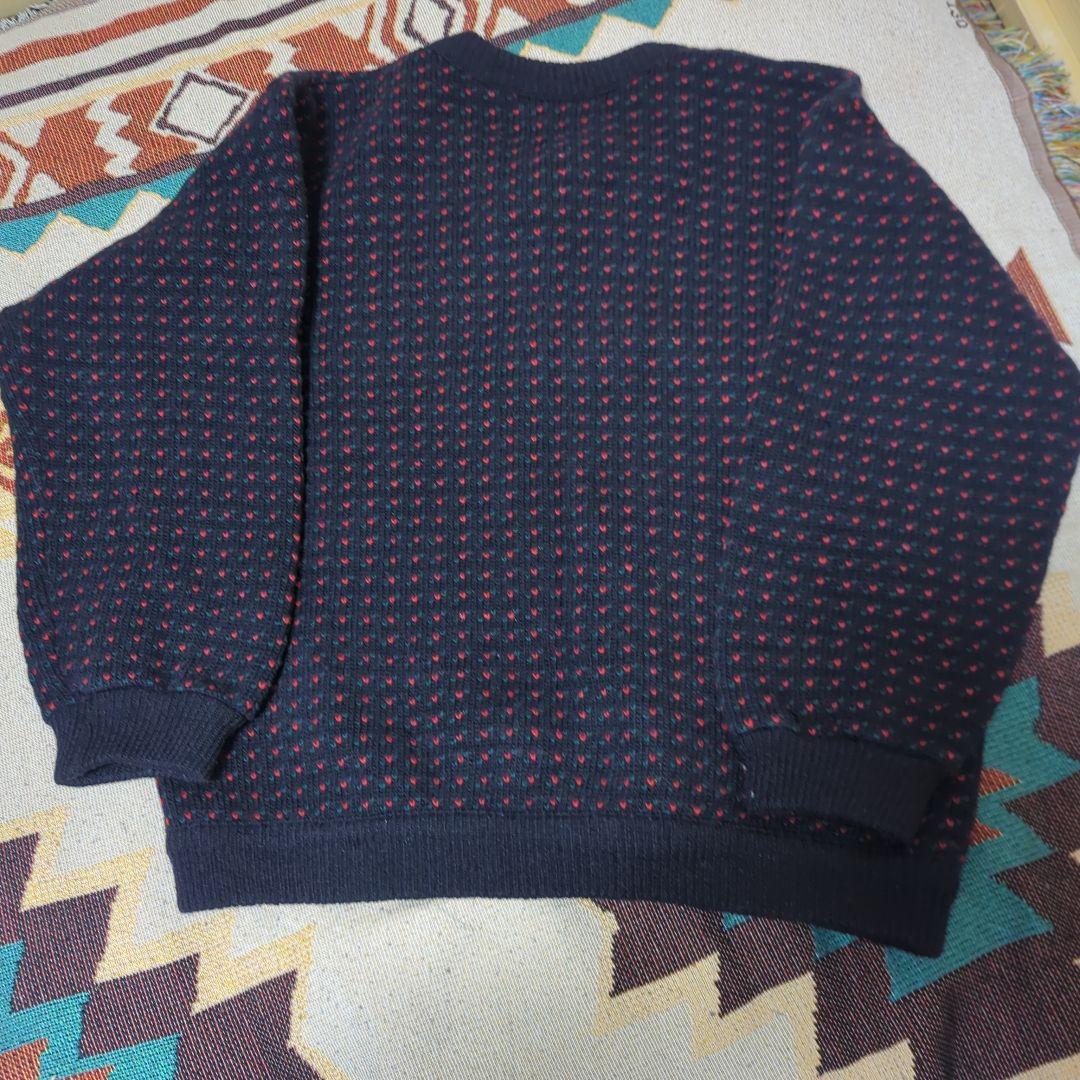 l.l.bean バーズアイニット カーディガン 80s 希少カラー