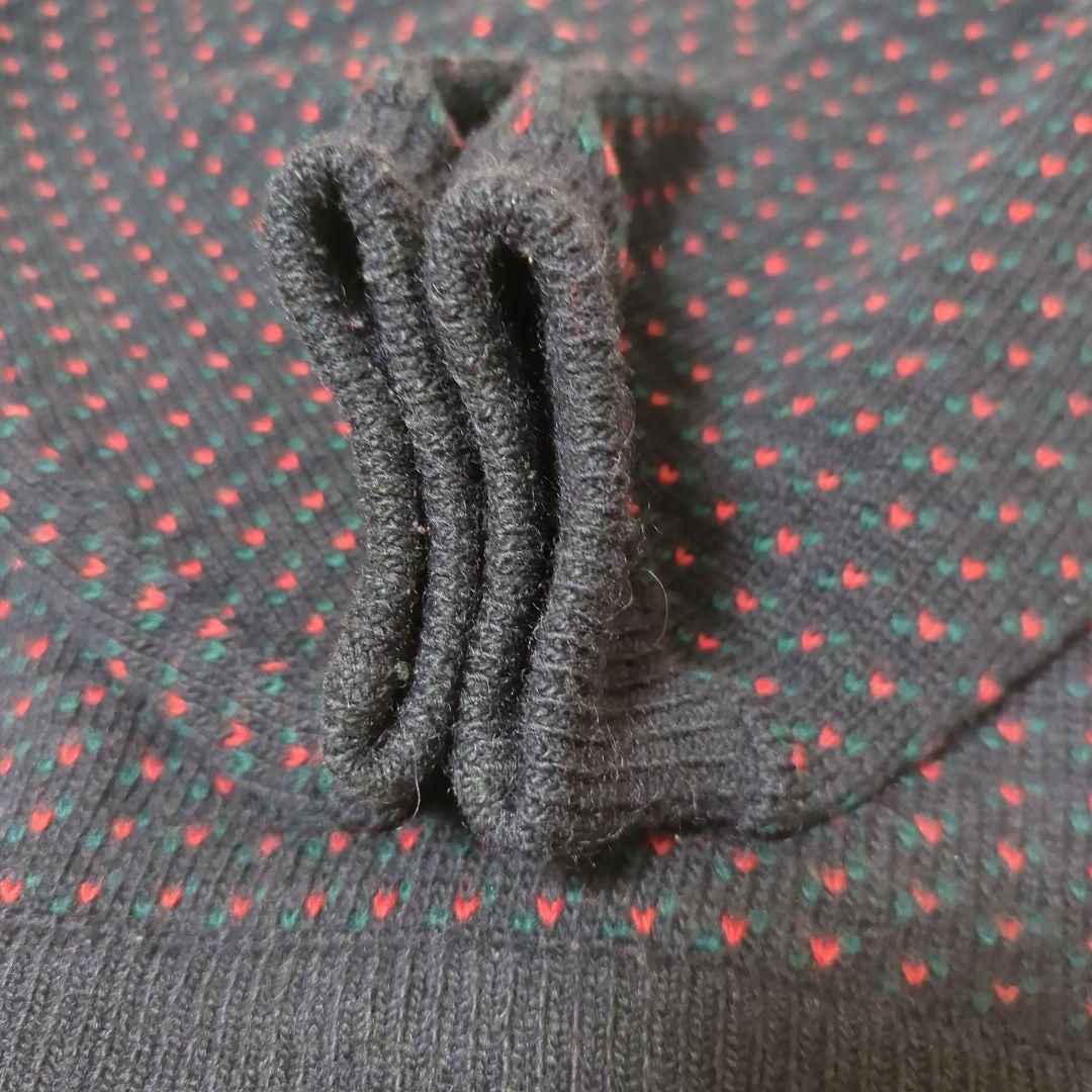 l.l.bean バーズアイニット カーディガン 80s 希少カラー