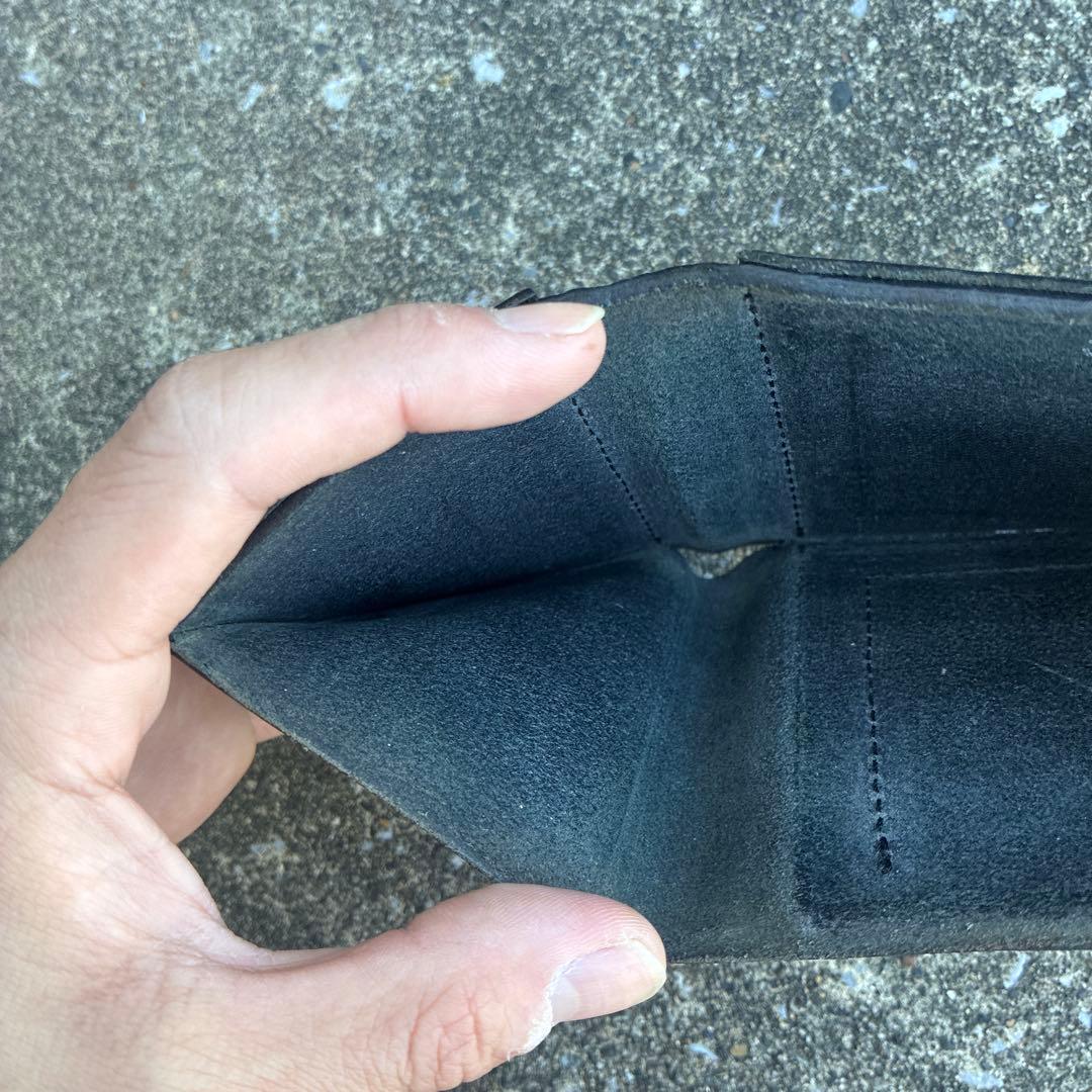 Hender scheme trifold wallet 三つ折り財布 黒