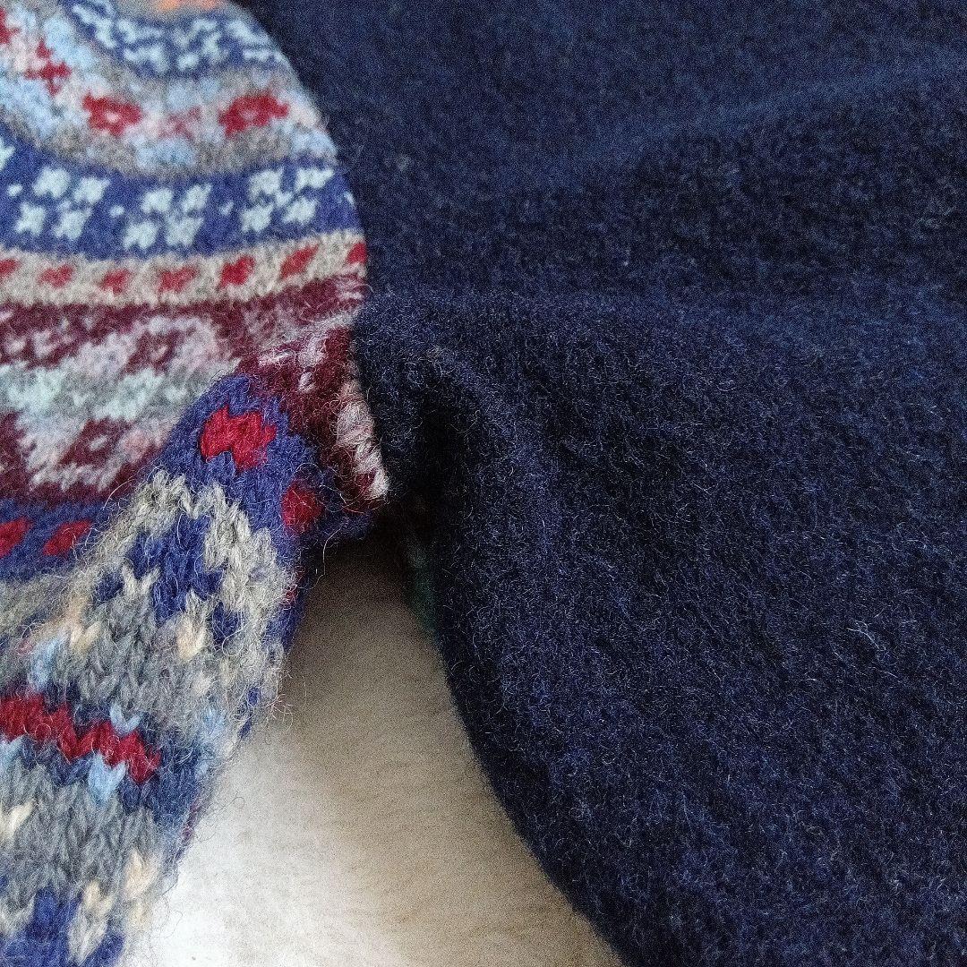 ♦美品♦ジャミーソンズ カーディガン シェトランドウール フェアアイル柄 L