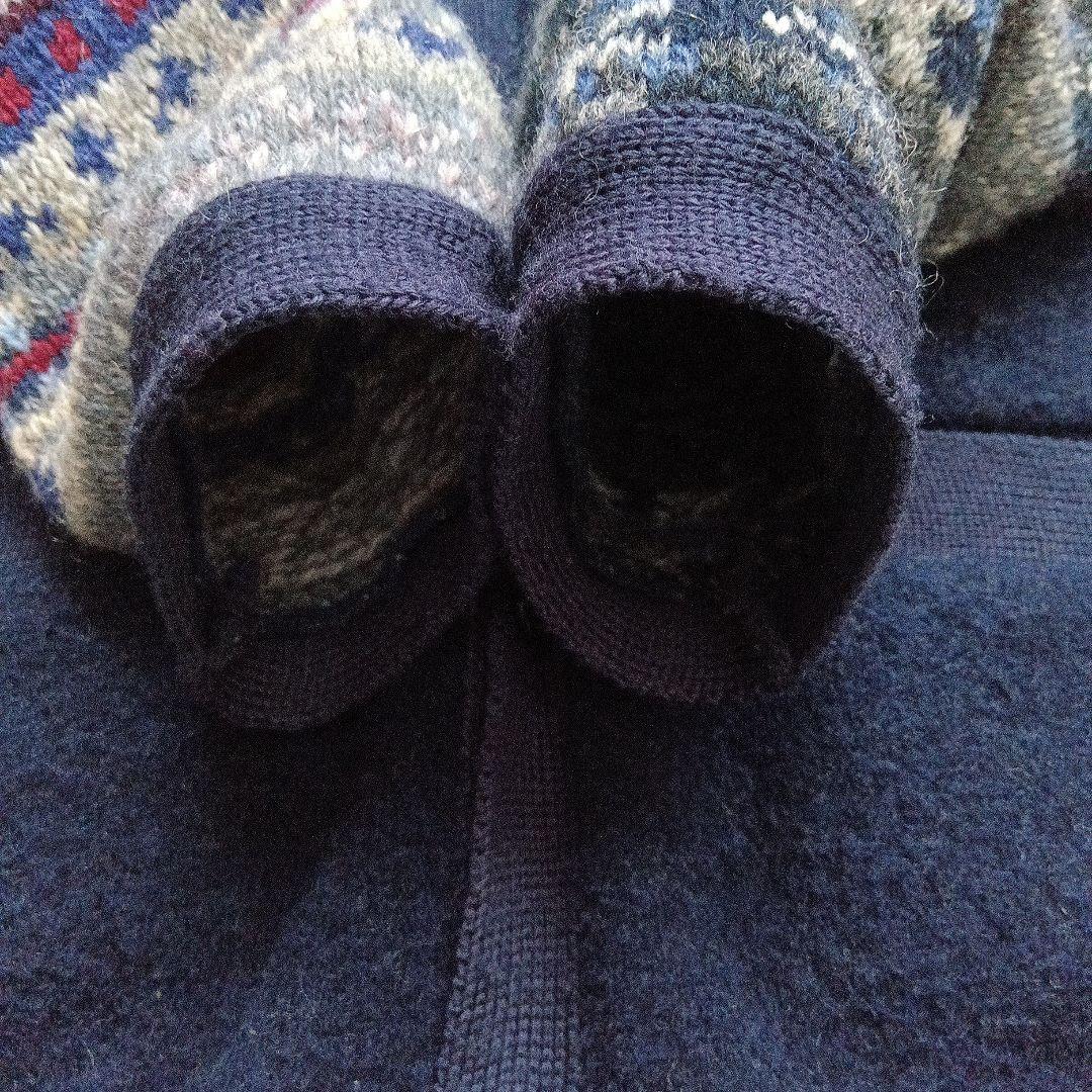 ♦美品♦ジャミーソンズ カーディガン シェトランドウール フェアアイル柄 L