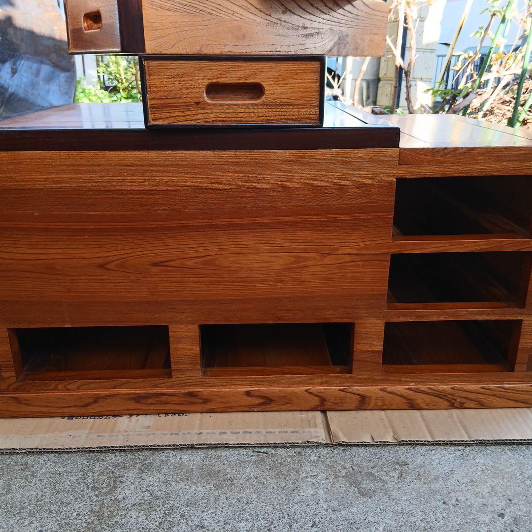 レトロ⭐️無垢材天然木高級囲炉裏いろり⭐️