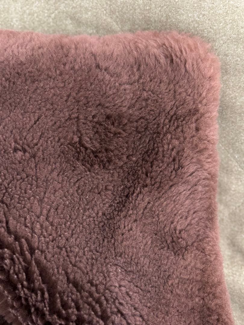 Nichiro Mouton ムートン敷きパッド ワインレッド