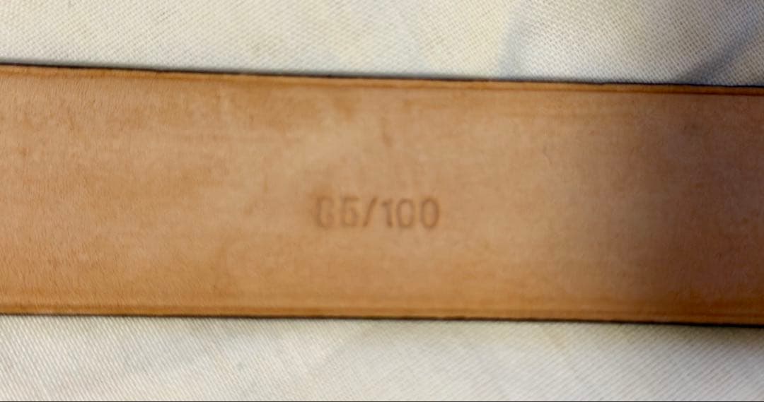 Saddlers サドラーズ ベルト サフィアーノレザー ブラック 85