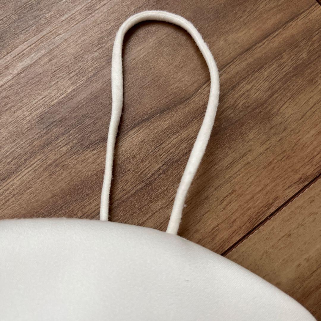 IENA サテンクロップドバンドゥブラ　ホワイト　38