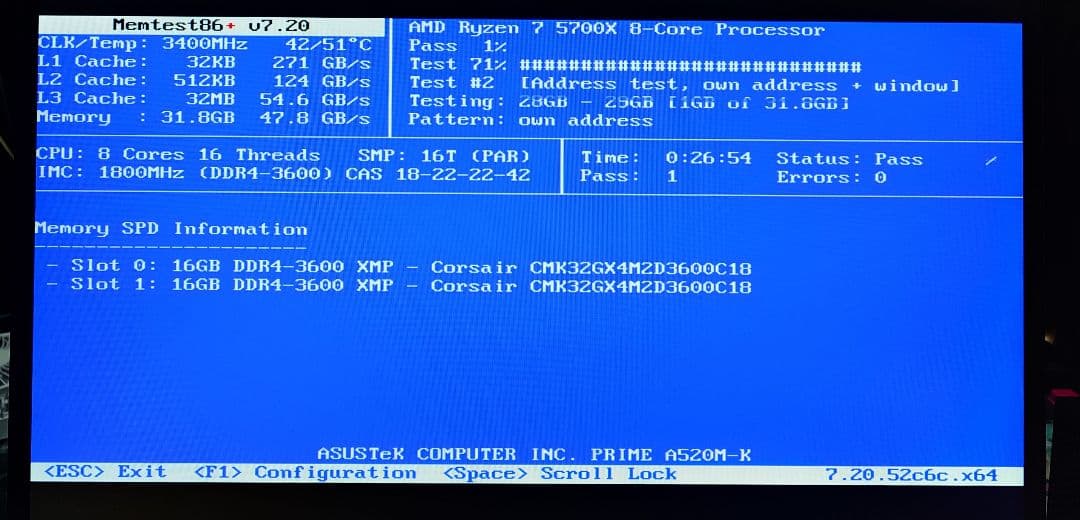 Corsair LPX DDR4 3600 16GB ×2 32GB 動作確認済