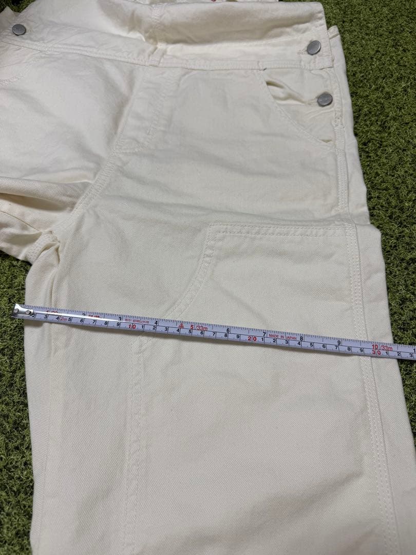 ☆えみりん☆【新品】Carhartt ホワイト オーバーオール Ⓜ️