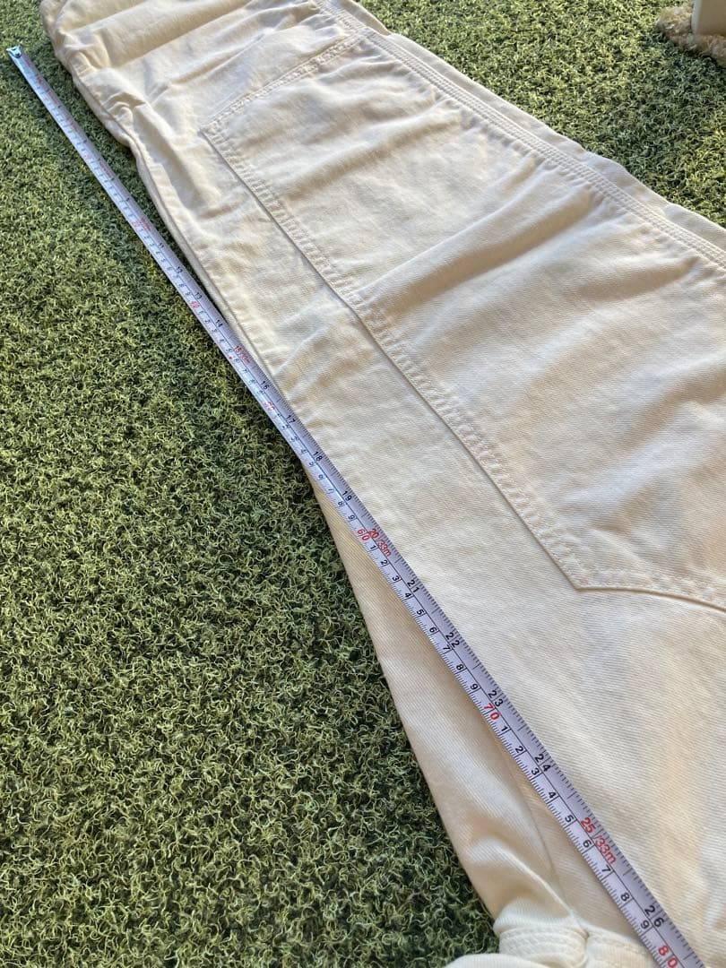 ☆えみりん☆【新品】Carhartt ホワイト オーバーオール Ⓜ️