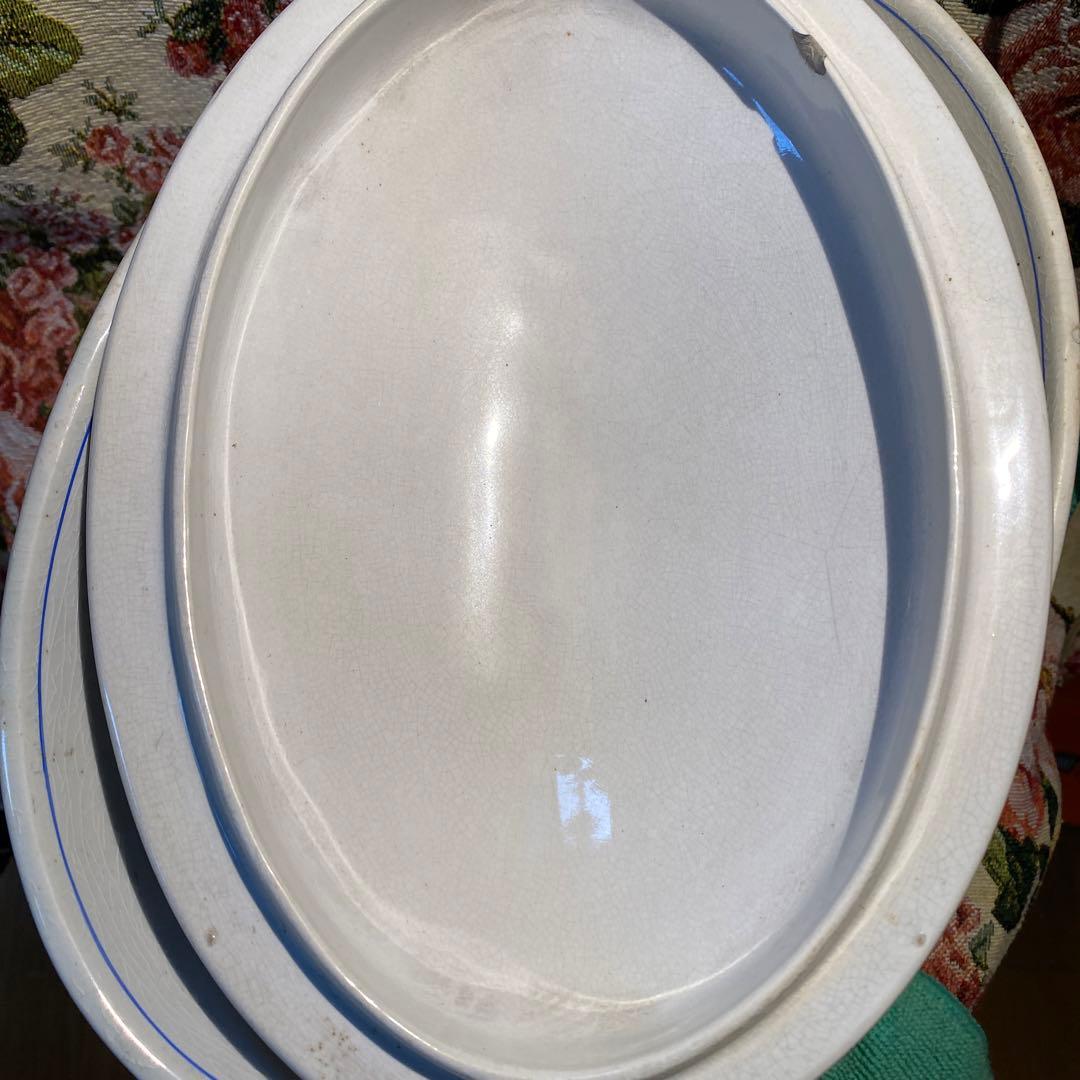 ジョンソンブラザーズ　アンティーク　足付きスープサーバー