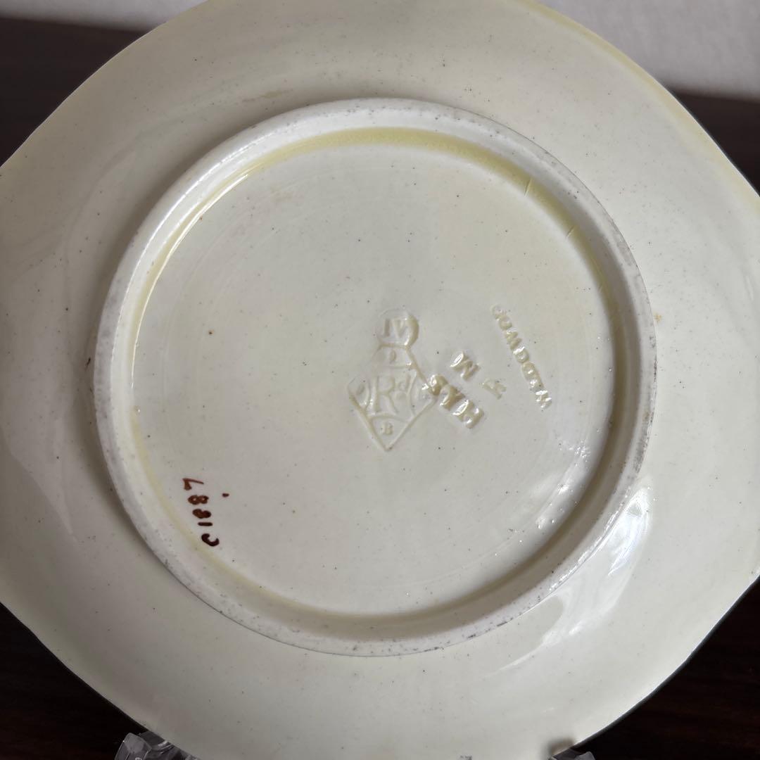 【超希少】ウェッジウッド マジョリカ ストロベリー＆リボン サンデーディッシュ