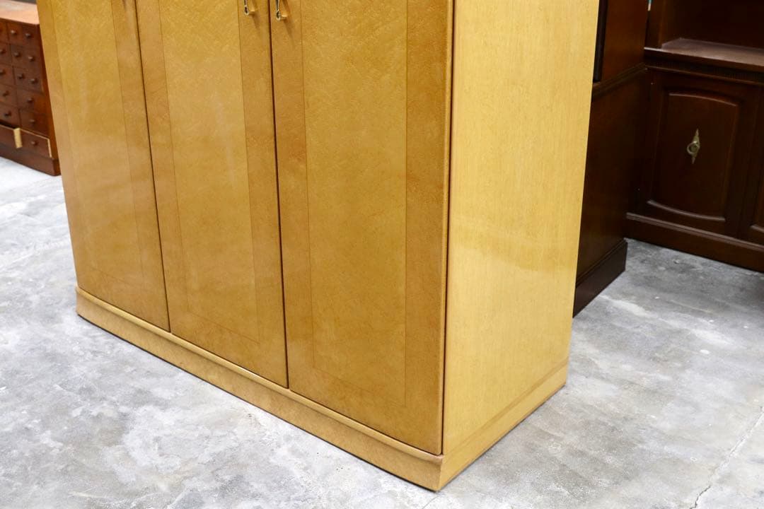 GMHK385○IDC大塚家具 松岡家具 シャンドール バーズアイメープル 洋服