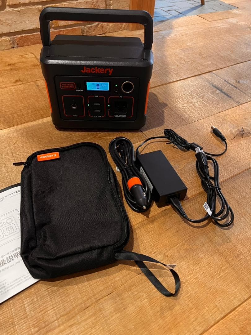 【早い者勝ち！ほぼ未使用です】Jackeryポータブル電源400大容量400W