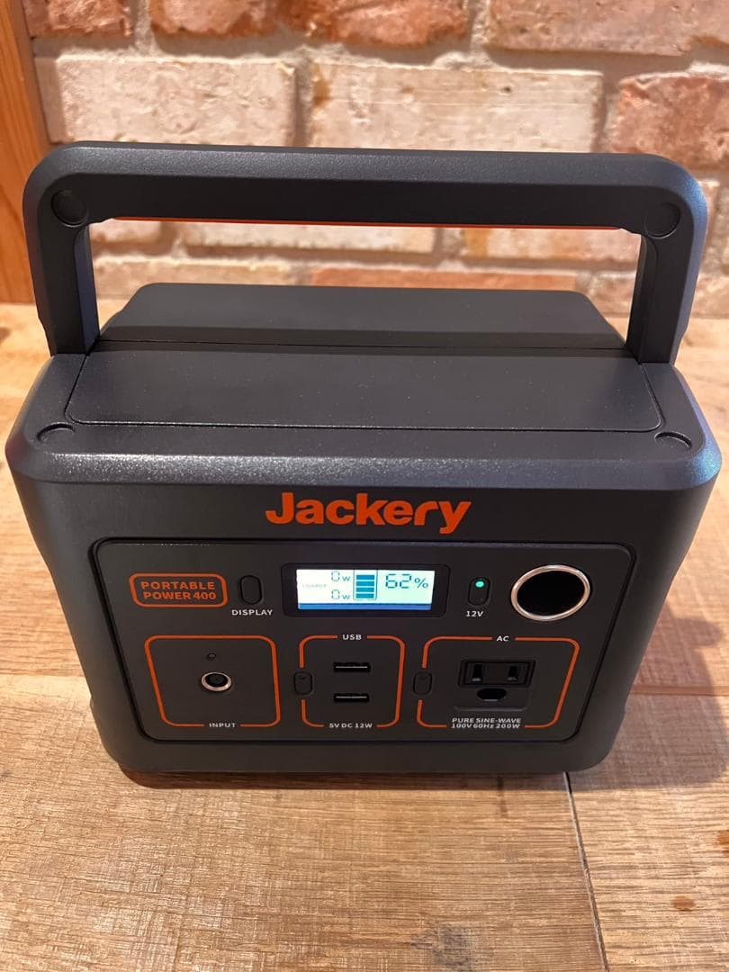 【早い者勝ち！ほぼ未使用です】Jackeryポータブル電源400大容量400W