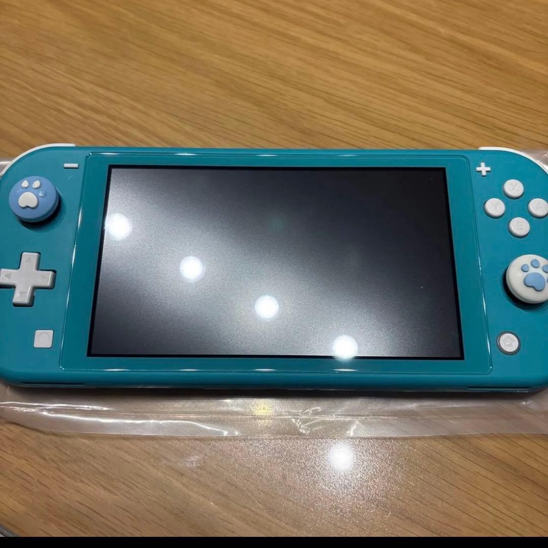 Nintendo Switch Lite ターコイズ ケース128gbメモリ付き