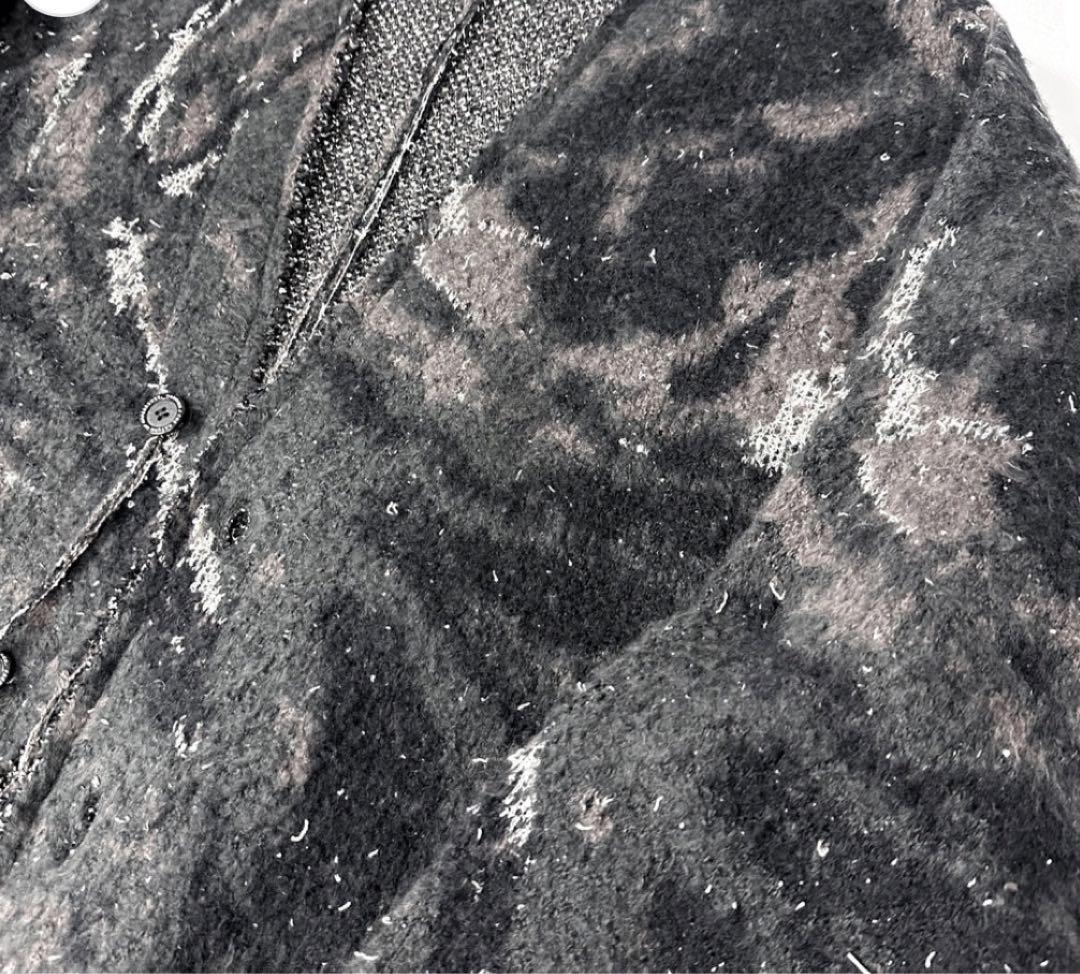 トップス FACCIES Marble pt shaggy cardigan MUZE