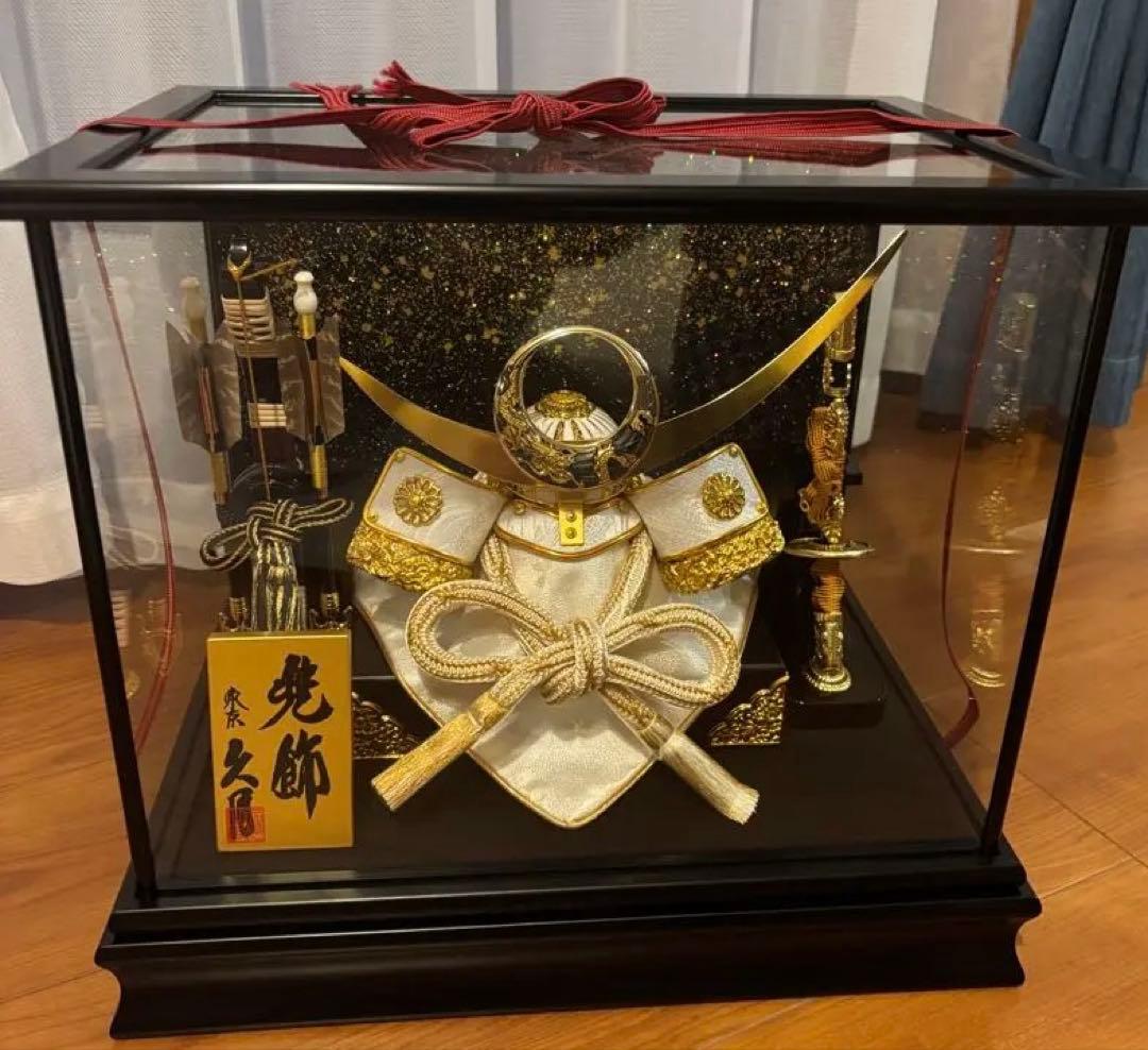 兜　5月　こどもの日　人形　コンパクト　ケース