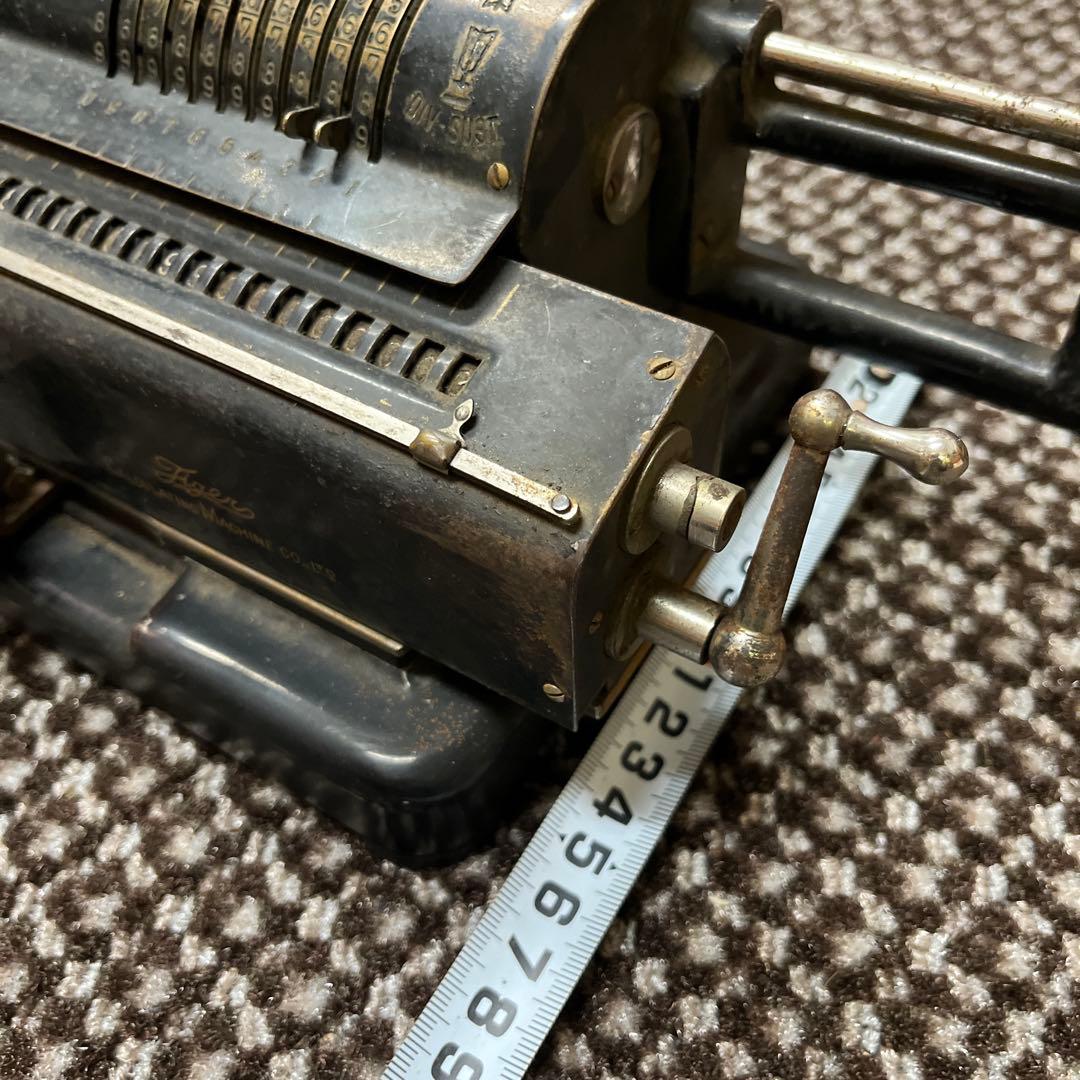 昭和レトロ　アンティーク雑貨　計算機　手動計算機　Tiger タイガー