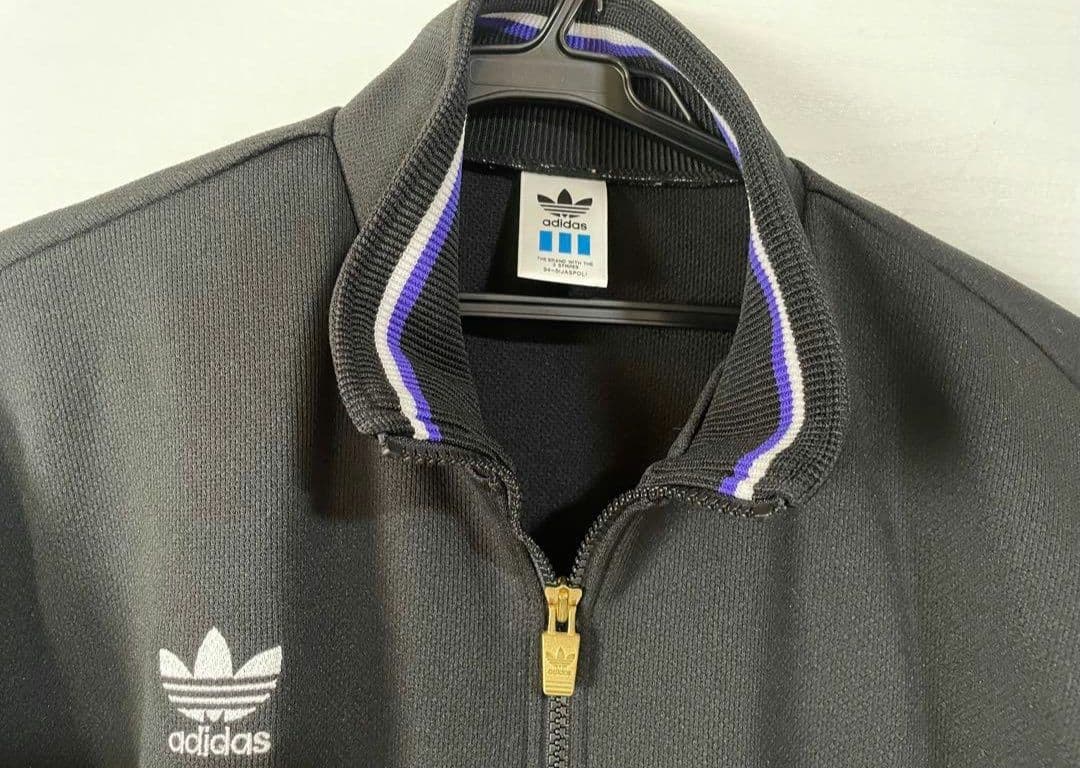 デサント製 adidas アディダス トレフォイル ジャージ セットアップ