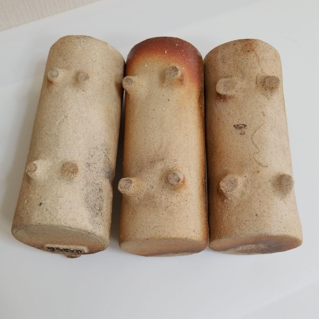 陶器の植木鉢　陶器の電車　3連結セット