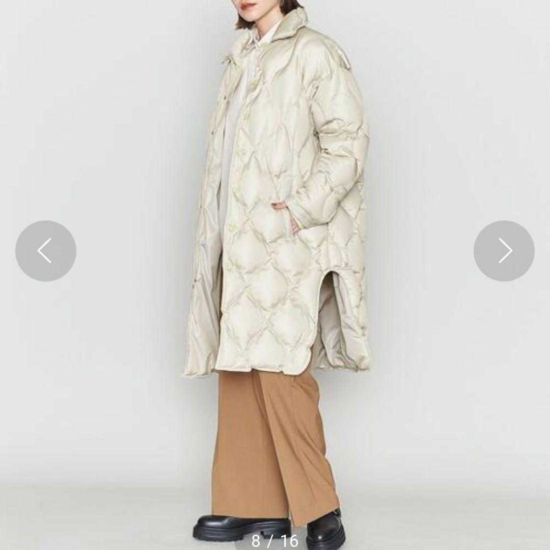 ＜ASTRAET＞ TFT キルティング ダウンコート 【NATURAL】