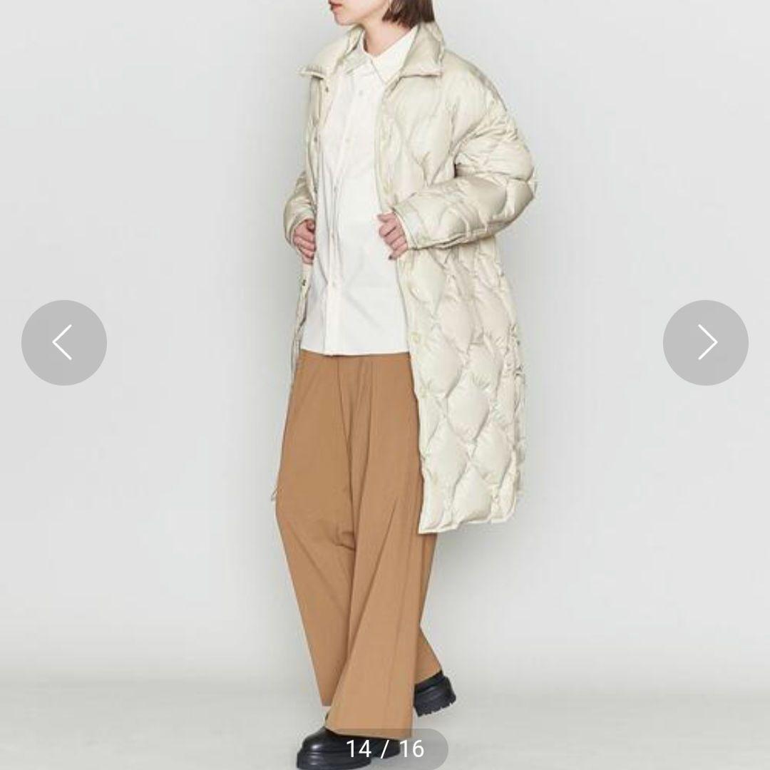 ＜ASTRAET＞ TFT キルティング ダウンコート 【NATURAL】