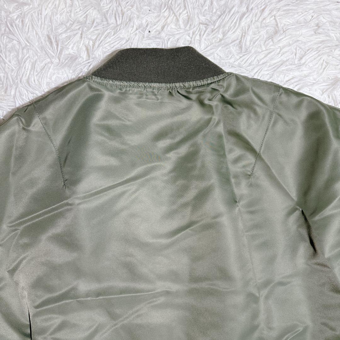 美品 PAL パル MA1 ミリタリー ジャケット カーキ 大きいサイズ