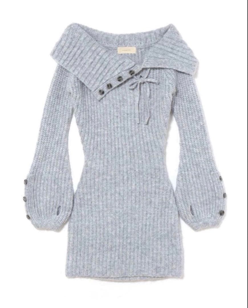 ワンピース andmary amari ribbon mini dress