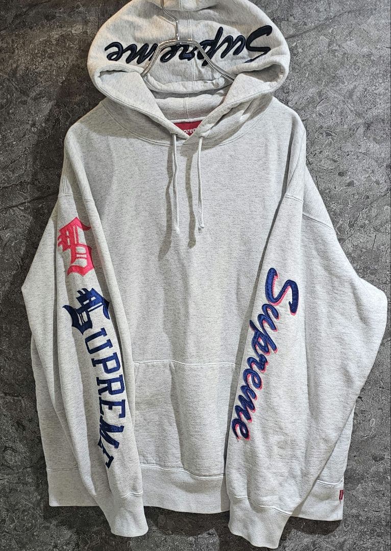 【レミントン専用】シュプリーム 21AW スウェットプルオーバーパーカー刺繍