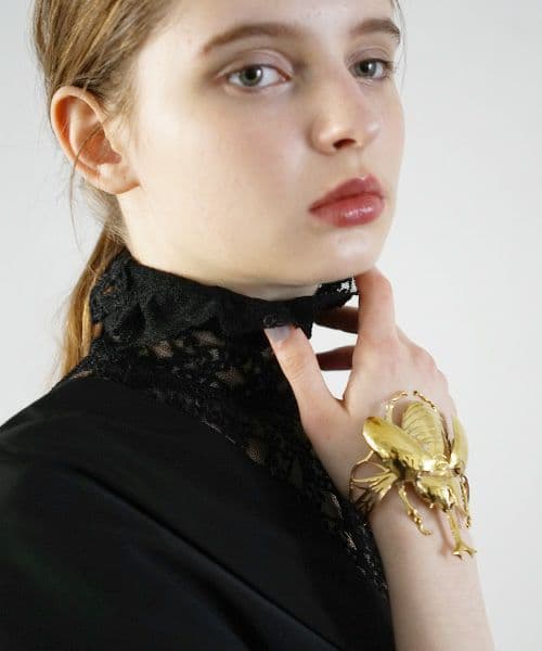 あちゃちゅむ ☆。.:＊・゜ カブトムシ バングル （新品）