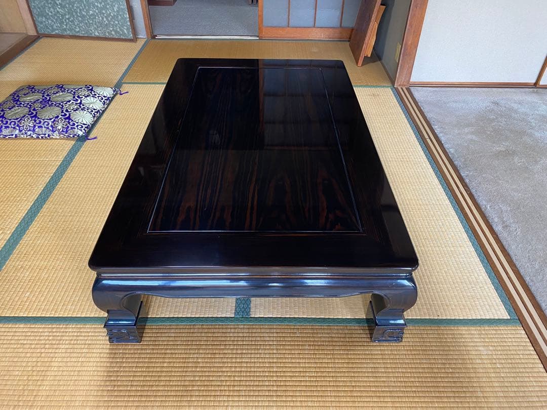 Masashi Fukunishi黒檀　座敷机　座卓