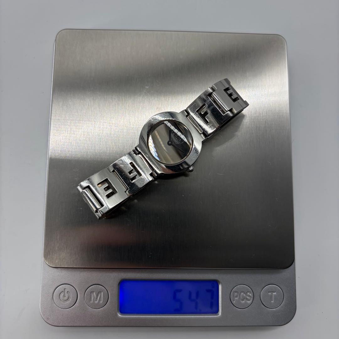稼働/純正ベルト✨フェンディ 腕時計 3050L ミラー文字盤 QZ レディース